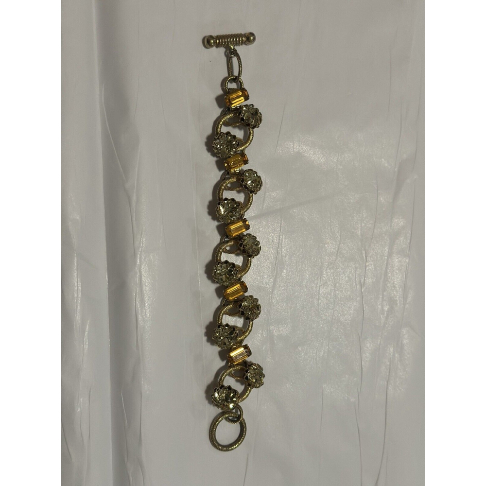 Vintage 1960s Henkel & Grosse for Christian Dior Toggle Bracelet - Picture 3 of 12